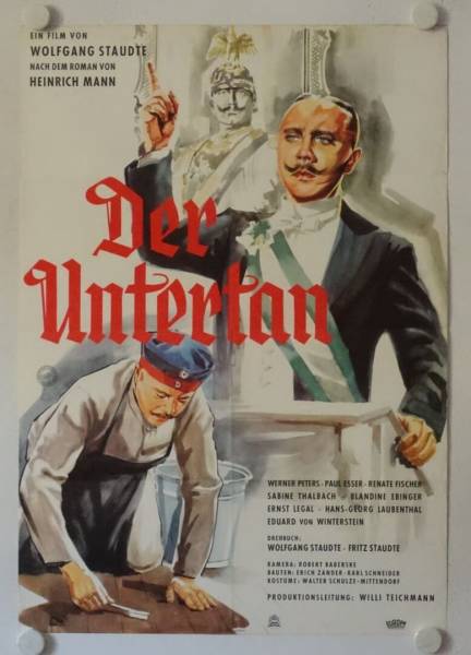 Der Untertan originales deutsches Filmplakat